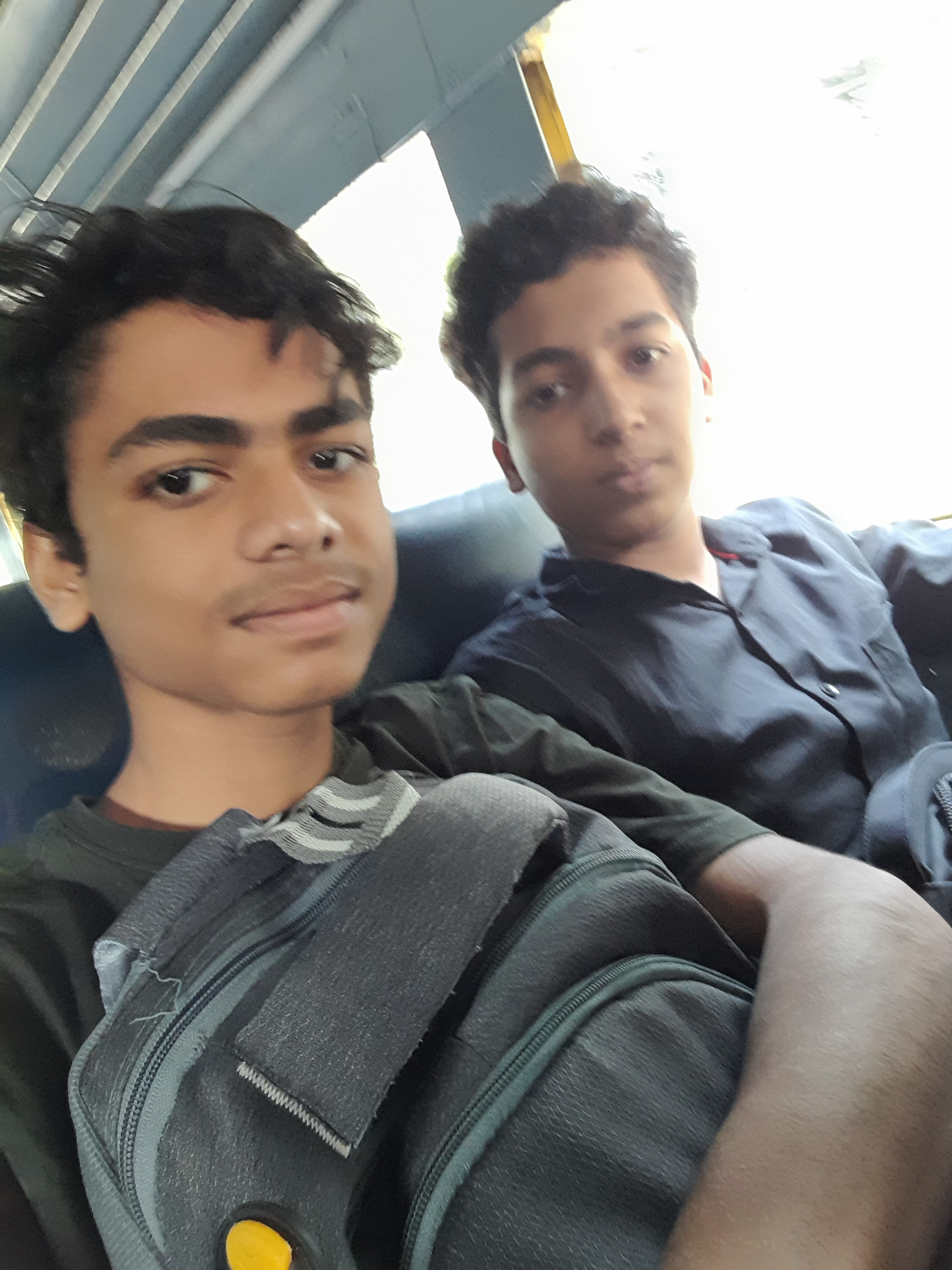 Sajad in 2022 on his way to GDG Madurai — attending his first developer community event and exploring the world of technology beyond the classroom.