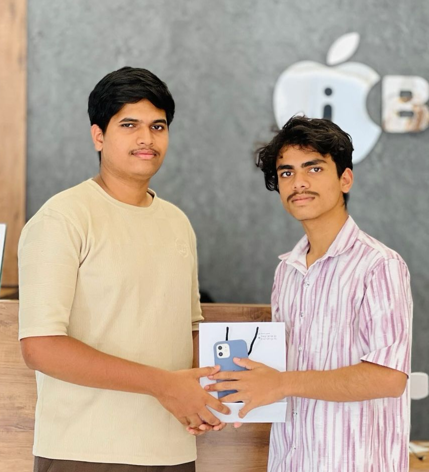 Sajad in 2025 after purchasing his dream iPhone