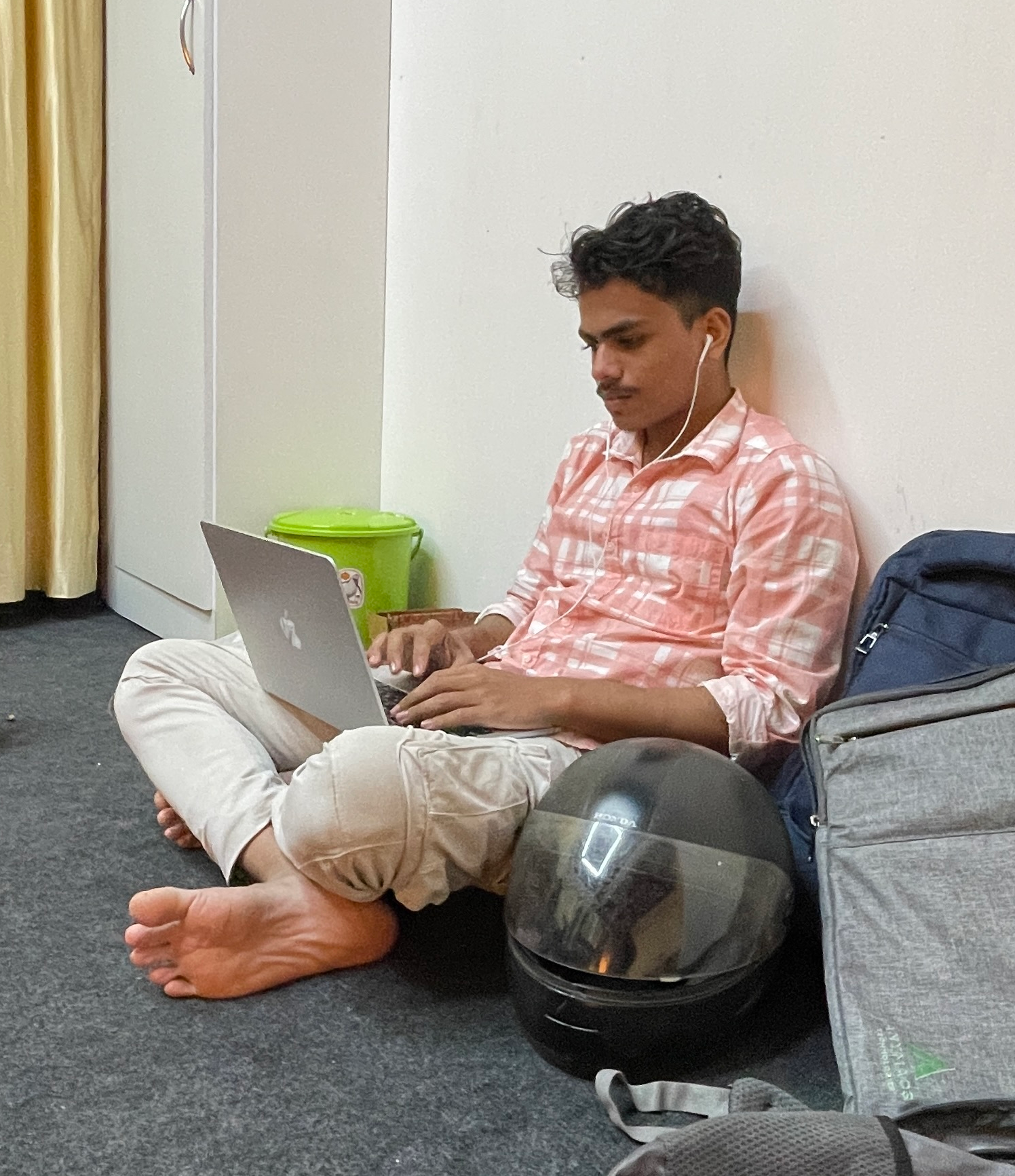 Sajad in 2025 working with his dream Mac